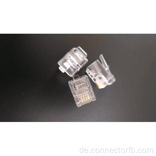 RJ11 / 12-Stecker 6P4C-Stecker 6P4C-Stecker